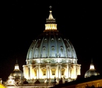 view of dome of Saint Peter’s from the home holiday "a casa di pico"